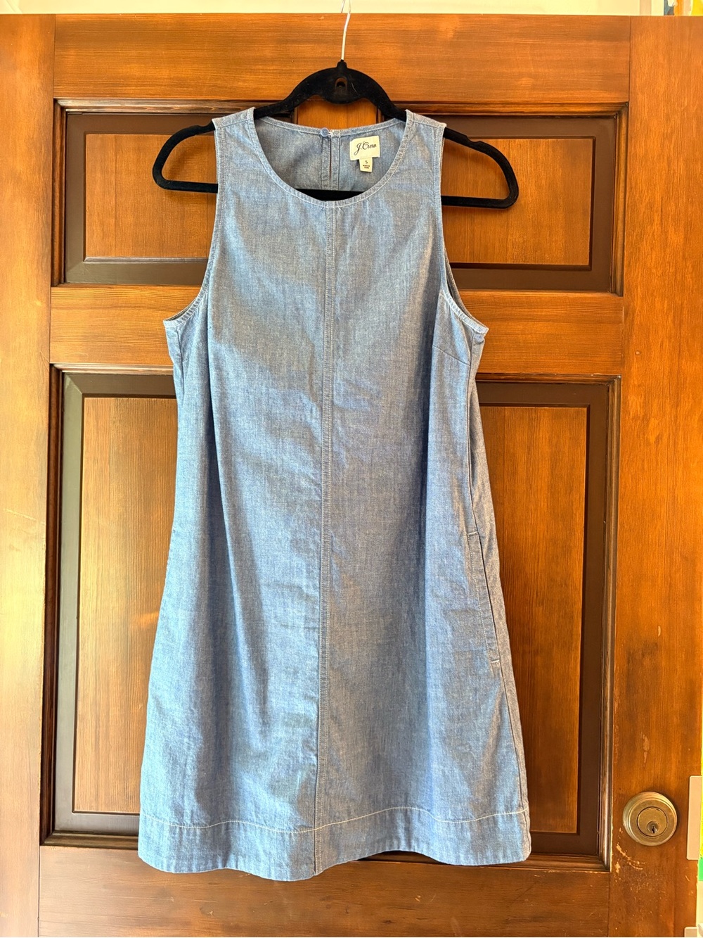 J Crew sleeveless shift dress NWOT